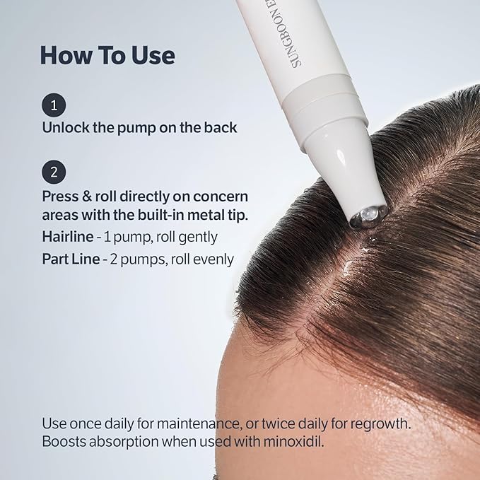 SUNGBOON EDITOR Kojic Acid Gel Cleanser & Hair Growth Scalp Serum Set, Korean Skincare with Niacinamide for Brightening Dark Spots & Caffeine Biotin for Hair Growth, Itchy Scalp Relief