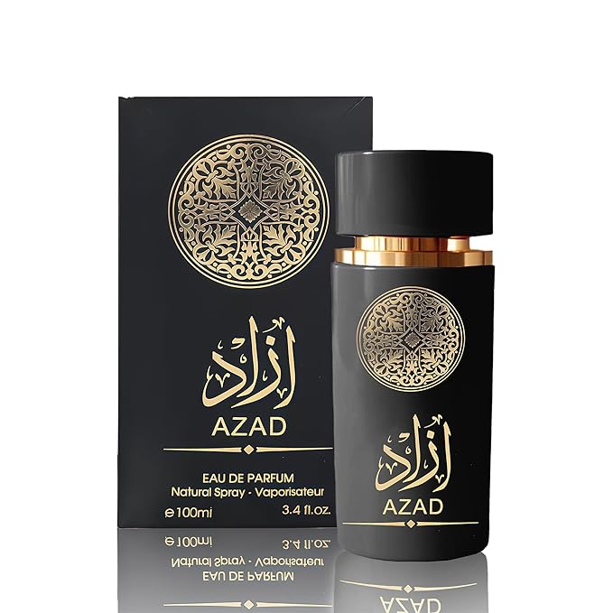 Men Cologne AZAD Eau de Parfum Natural Spray with Pinapple,Tobacco,Patchouli, Iris,Amber, Vanilla Notes Long Lasting Perfume for Men 3.4 Ounce All Day Use