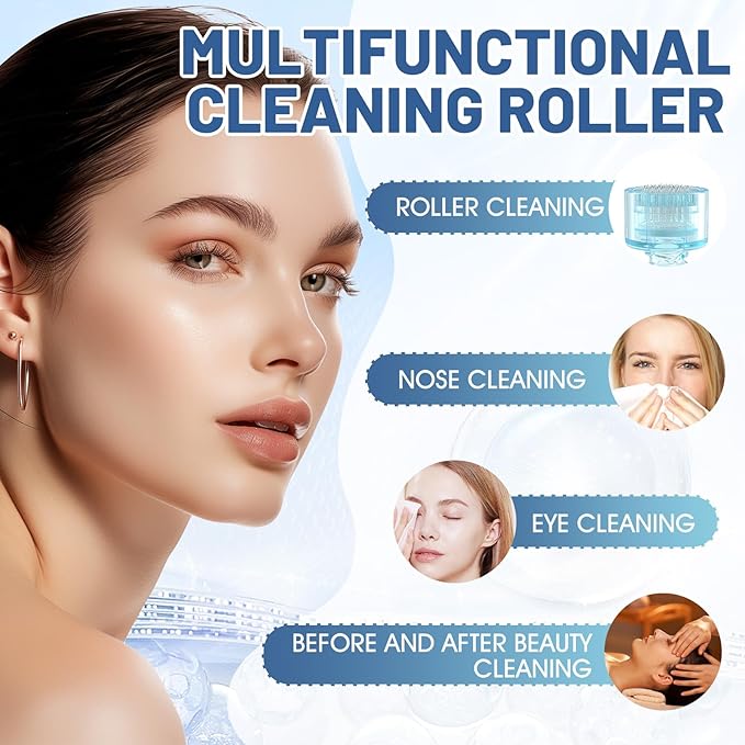 JAOJAO Roller Cleaner Spray, Effective Cleansing Gentle Care Convenient Design Avoid Blockage and Damage Extend Instrument Life for Roller Instrument 100ml