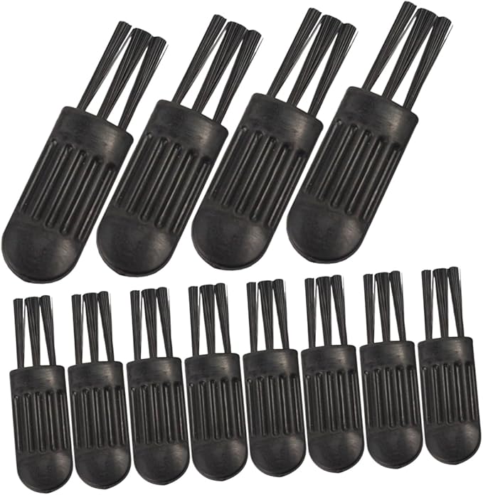 FOMIYES 300pcs Mini Cleaning Brush for Shaver Clipper and Household Appliances Ergonomic Handle Design for Hard Reach Areas and Beard Hair Removal