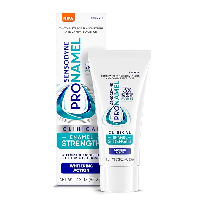 Sensodyne Pronamel Clinical Enamel Strength Toothpaste, Whitening Action, 2.3 oz