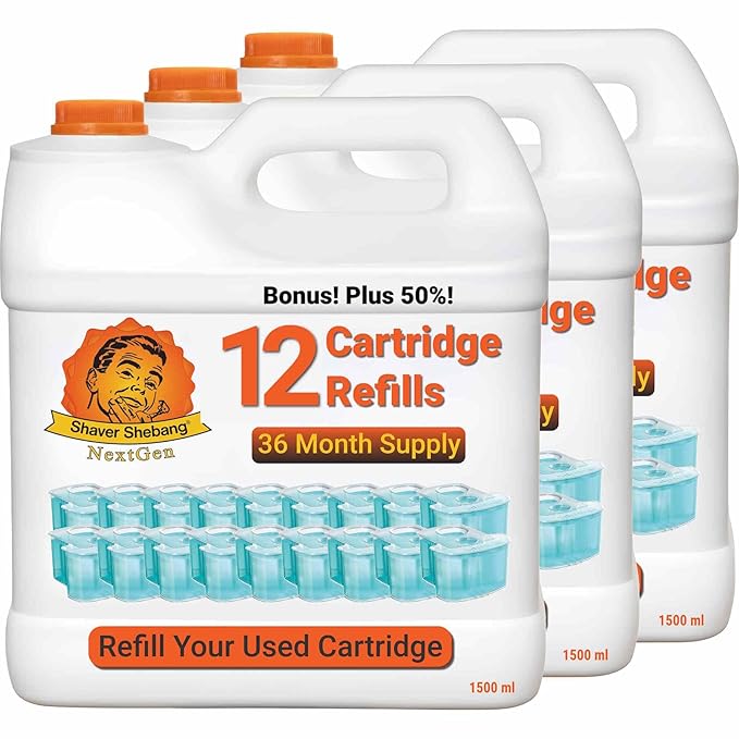 36 SmartClean cartridge refills—108 months of clean shaving by Shaver Shebang NextGen