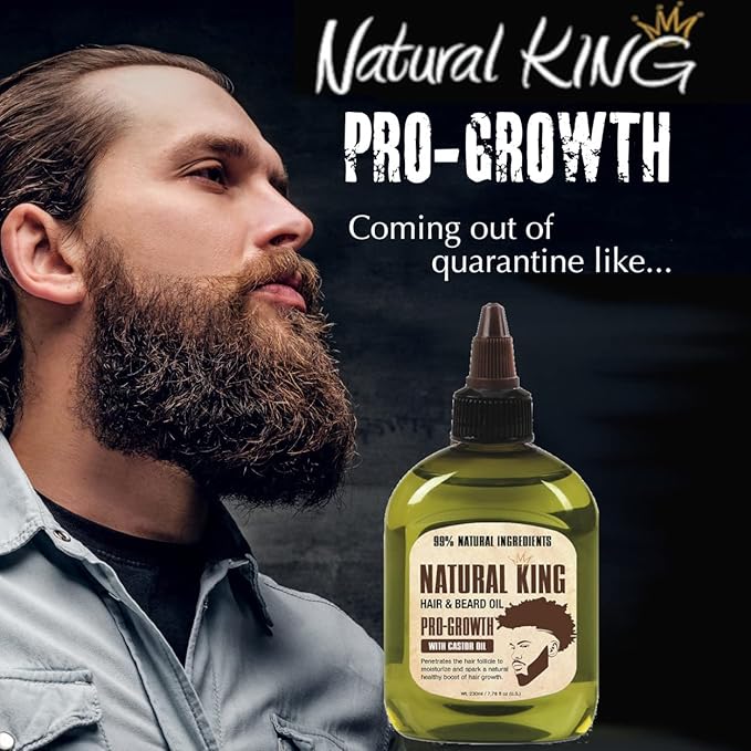 SFC Natural King Pro-growth Castor Hair & Beard Oil 7.1 oz