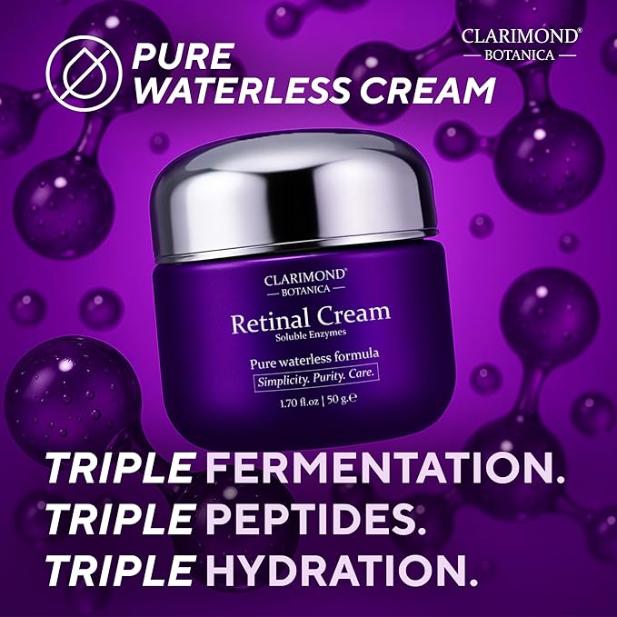 Retinal Night Cream for Face – Anti Aging Moisturizer w/ Pro-Xylane, Niacinamide & Peptides – Wrinkle Cream for Fine Lines, Firming, Barrier Support, Hydrating Overnight Face Cream 1.7 fl oz