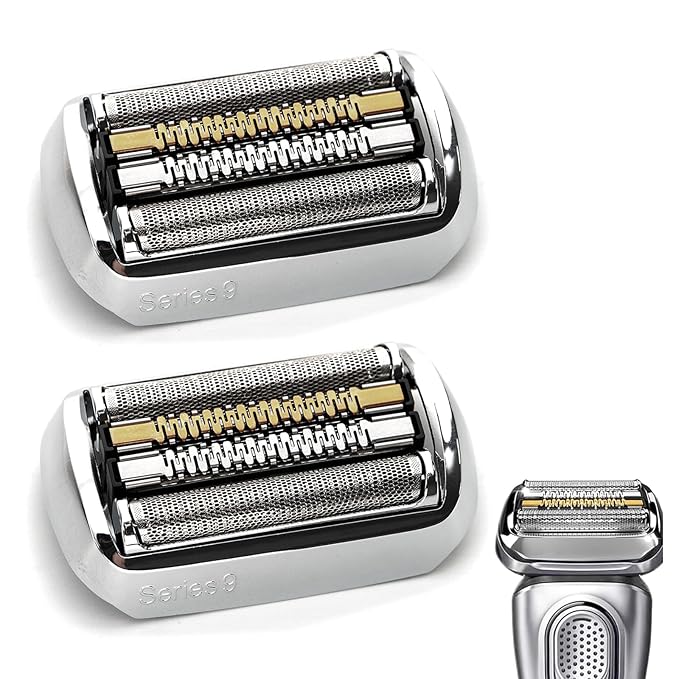 2PCS 92S Replacement Head Compatible with Series 9 Sport Replacement Foil & Cutter for Electric Razors 9290cc 9291cc 9370cc