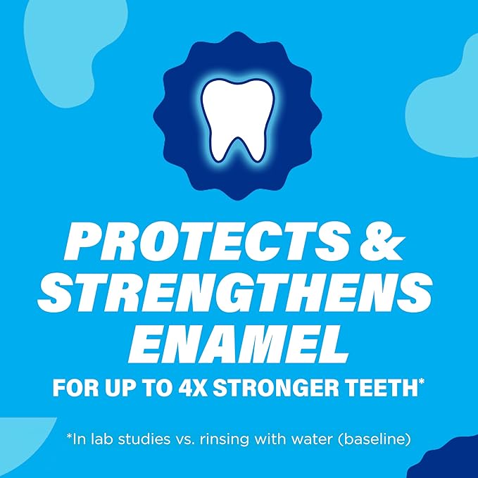 ACT Kids Anticavity Fluoride Mouthwash, Sugar & Alcohol Free Mouth Rinse Strengthens Teeth, Bubble Gum Blowout, 16.9 fl. oz., 2pk