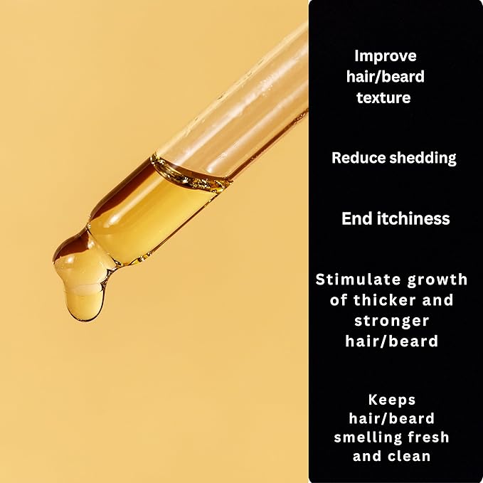 BAHAWAT Beard Oil -Premium Beard Oil Conditioner & Softener - Cedarwood & Citrus scent- Eliminates Beard Itch, Promote a Healthy, Full Beard, Natural Ingredients, 2 ounce.