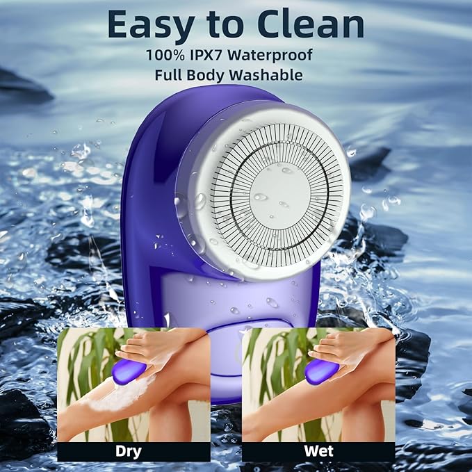 Mini Electric Shaver, Pocket Size Electric Shaver for Men Women, Rechargeable Easy One-Button, Portable Powerful Waterproof Razor for Travel Office Business Trip (1Pack)