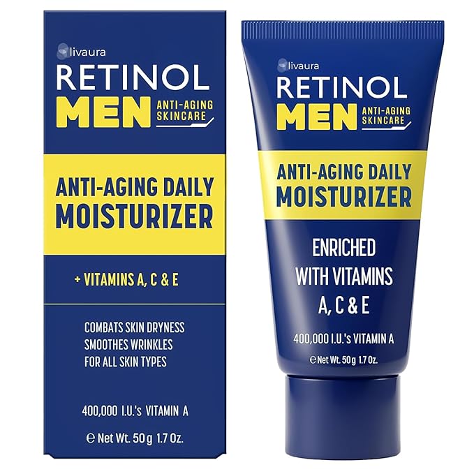 Retinol Daily Moisturizer for Men, 1.7 Fluid Ounce