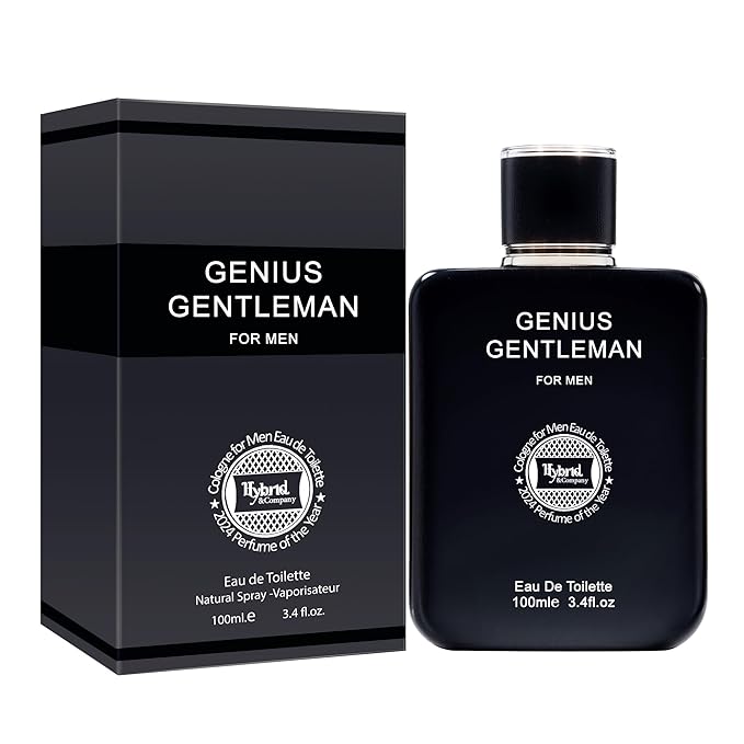 Hybrid & Company Genius Gentleman For Men Eau De Toilette Vaporisateur Natural Spray 3.4 Fl Oz