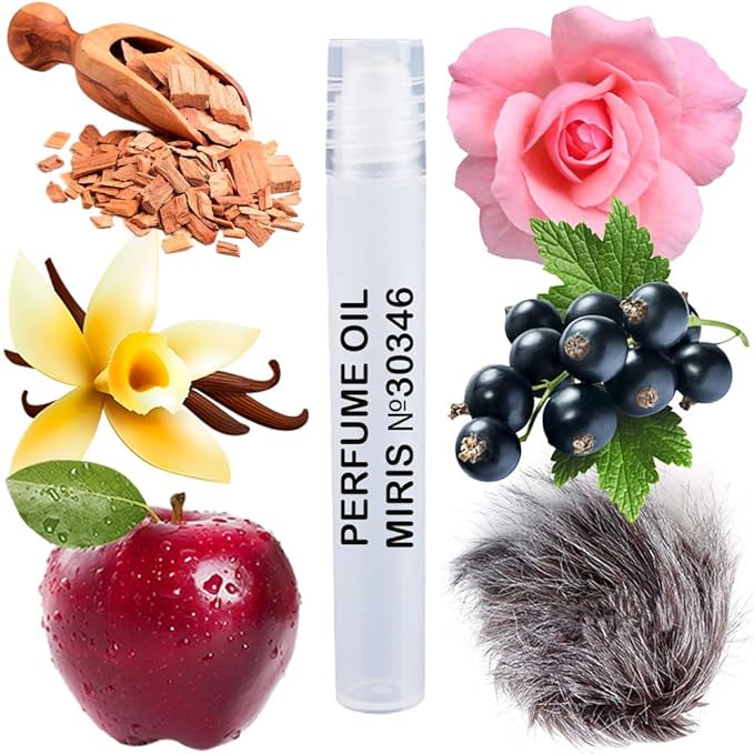 MIRIS No. 30346, Inspired by Mademoiselle Roch, Long-Lasting Perfume Oil for Women Roll-On, Rollerball 0.34 Fl Oz / 10 ml