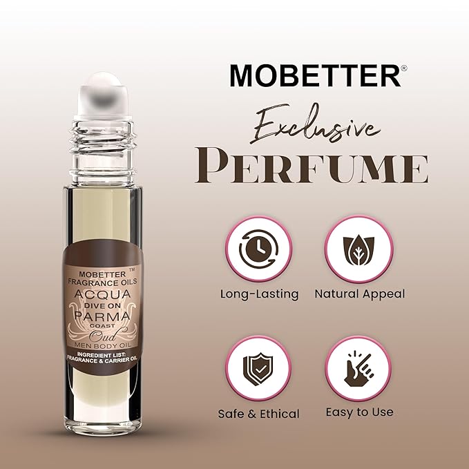 MOBETTER FRAGRANCE OILS Acqua Dive On Parma Coast Oud Men Fragrance Body Oil