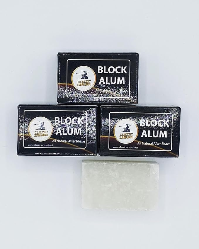 Block Alum Post-Shave Stone 2.48oz (3, 2.48 oz)