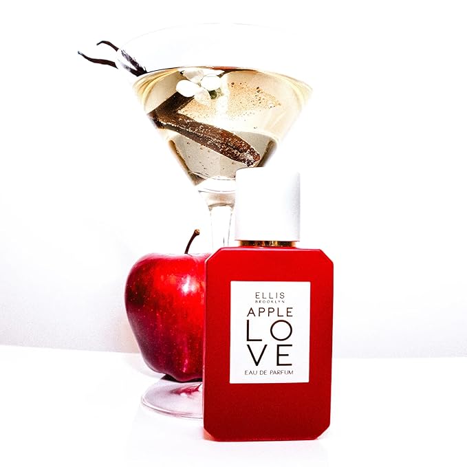 Ellis Brooklyn APPLE LOVE Eau de Parfum, Mini Dabber, Perfume for Women, Amber Gourmand, Apple Scented, Vegan, Cruelty-Free, Sustainable Ingredients, Made in USA – 7.5ml / 0.25 Fl Oz