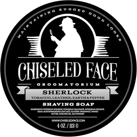Sherlock - Handmade Luxury Shaving Soap from Chiseled Face Groomatorium