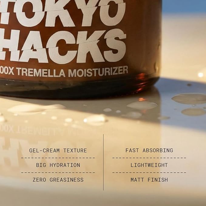 500X Tremella Face Moisturizer, Hydrating Gel Cream for Dry/Sensitive Skin, Plumping + Smoothing for All Ages
