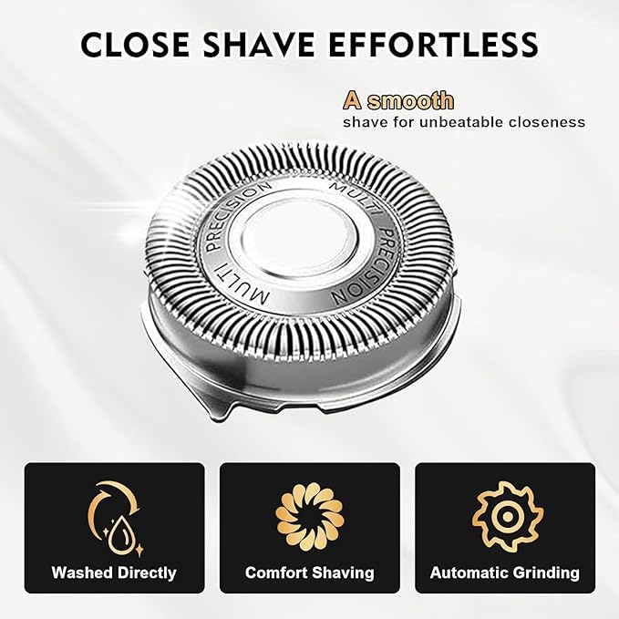 SH50 Replacement Heads for Philips Norelco Series 5000 (S5xxx), AquaTouch (AT7xx/AT8xx) & PowerTouch (PT7xx/PT8xx) Electric Shavers, SH50 Replacement Blades Compatible with S5210 S5370 S5660,9 Pack