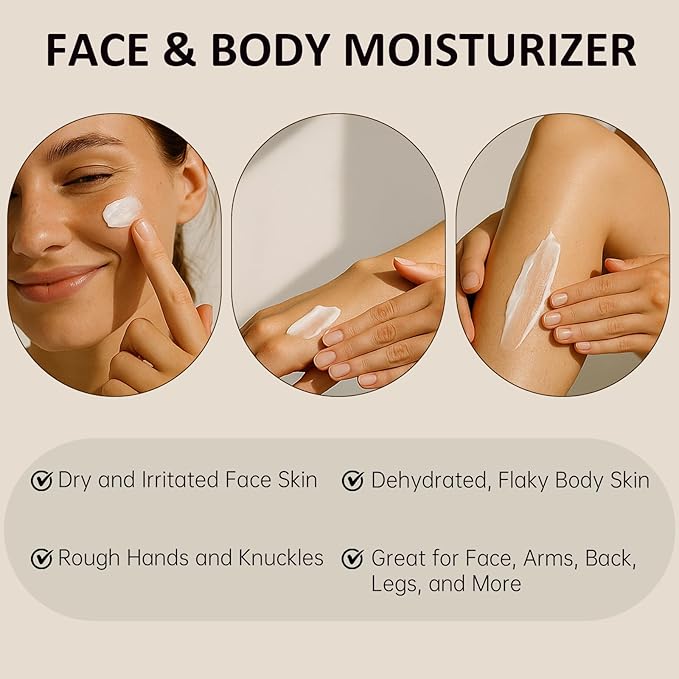 Whipped Tallow Balm for Face – 100% Grass-Fed Organic Beef Tallow Cream with Manuka Honey & Beeswax – Body & Face Moisturizer for Sensitive Skin, Nourishing & Repairing, 4.2 oz