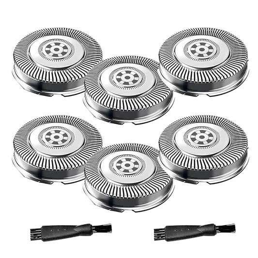 6 Pack SH71/52 Replacement Heads Compatible with Philips Norelco Series 7000 and Angle 5000 Series, SH71 Upgraded Replacement Blades Compatible with Philips Electric Shaving Series 7000 S7311 S7370