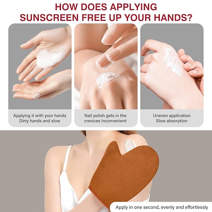 Beef Tallow Sunscreen with Zinc Oxide for Body Facial, Non-Toxic Natural Mineral Sunscreen Reef Safe Sunblock SPF 50,Clean Non-Greasy (For Sport or Daily Use), 3.5 OZ, Applicator Mitt