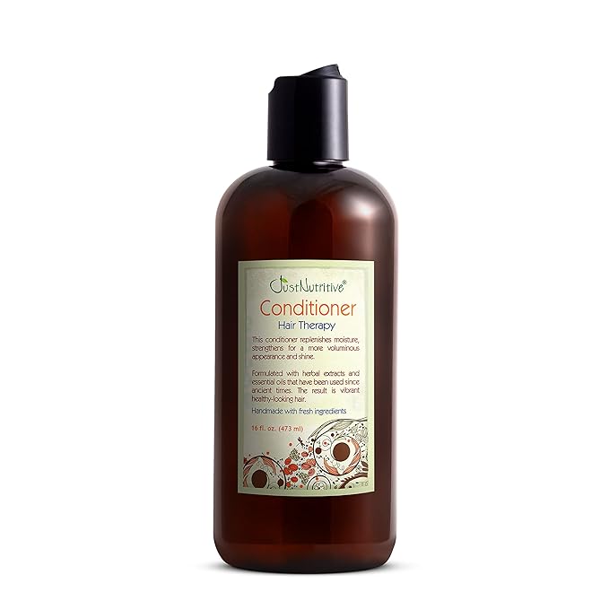 Just Nutritive Hair Loss Conditioner, Natural Hair Regrowth for Thinning Hair, Cleanses, Hydrates, Strengthens, and Nourishes Scalp, Improves Hair Volume and Texture, Sulfate-Free, Color Safe, 16 oz.