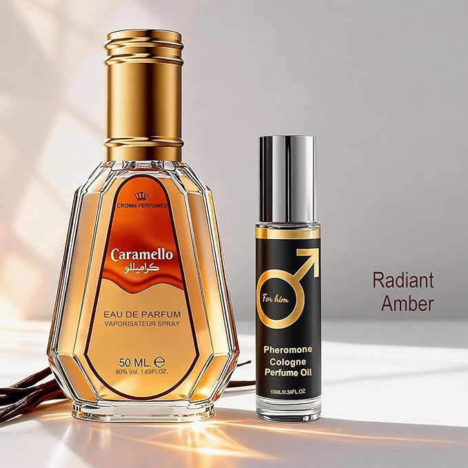 Men’s Eau de Parfum, Sweet Gourmand Cologne for Men with Pistachio, Almond & Vanilla Notes, Long Lasting Fragrance Pheromone
