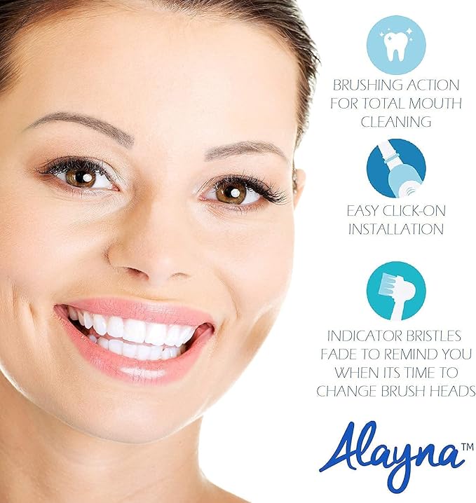 Replacement Brush Heads Compatible with OralB Braun- Best Double Clean, Pack of 8 Electric Toothbrush Replacement Heads- for Oral B Pro, 1000, 8000, 9000, Adults, Kids, Vitality, Dual Plus!