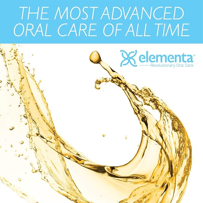 Elementa Silver Nano Silver Xylitol Mouth Wash Refill Pack | Mouth Rinse Oral Care 40 oz | Dentist Formulated, Alcohol and Fluoride Free (Honey Sweet)