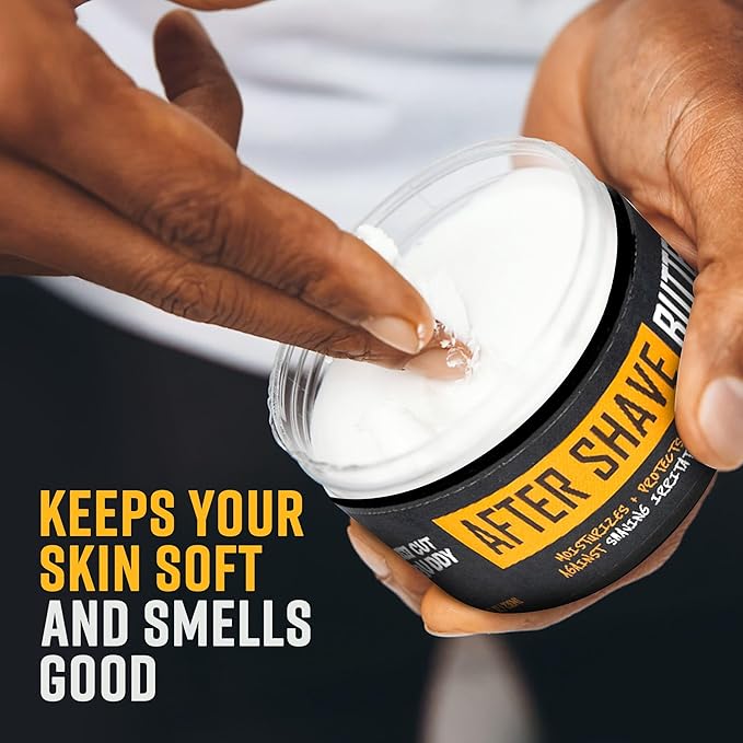 The Cut Buddy After Shave Butter for Men & Women, Moisturizer with Shaving Razor Bump Defense, Witch Hazel, Shea Butter, Ginger & Willow Bark, 8 Fl Oz