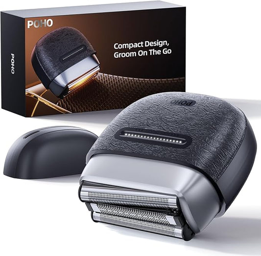 Electric Razor for Men: Foil Shaver with 3D Floating Blades - IPX7 Waterproof Electric Shavers for Men Face, USB-C Fast Charge & Travel Lock, Compact Face Shaver for Men