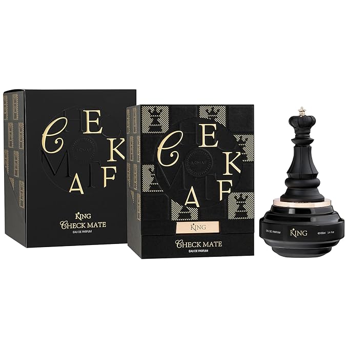 Armaf Checkmate King for Men Eau de Parfum Spray, 3.4 Ounce