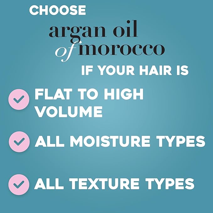 OGX Renewing + Argan Oil of Morocco Hydrating Hair Shampoo, Cold-Pressed to Help Moisturize, Soften & Strengthen Hair, Paraben-Free with Sulfate-Free Surfactants, 25.4 fl oz (Pack of 2)
