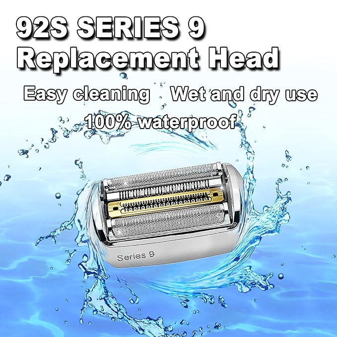 NEW Series 9 92S Braun Electric Shaver Replacement Head for Men Razor Shaving Blades Compatible with 92S Braun Replacement Electric Shaver Heads 9290cc 9291cc 9370cc 9293s 9385cc 9390cc 9330s 9296cc