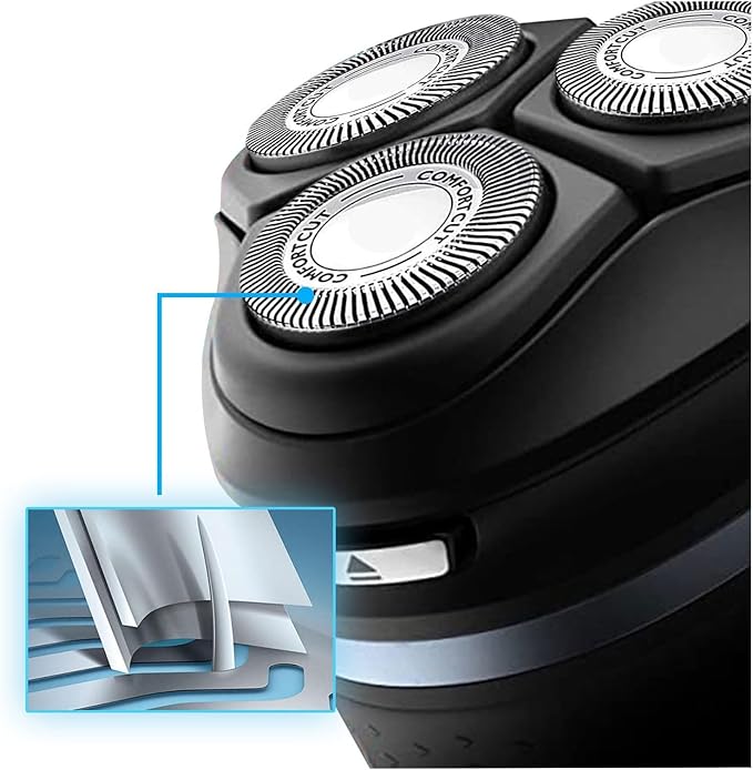 SH30/52 Replacement Heads Compatible with Philips Series 3000 Electric Shavers 2000 1000 S3201 S3202 S3203 S3205, Compatible with Norelco SH30 Replacement Blades Upgraded Comfort Razor Heads