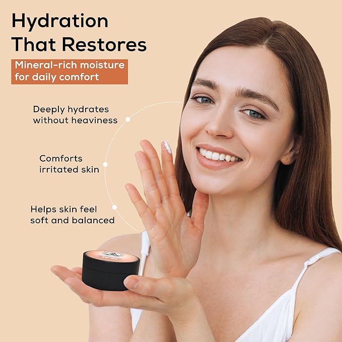 Fulvic Acid Skin Cream – Hydrating Face & Body Moisturizer with Aloe Vera, Shea Butter & Vitamin E | Nourishes, Soothes & Softens Dry, Sensitive, and Irritated Skin | For Women & Men | 2 oz.Ho