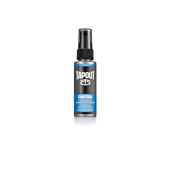 Tapout Control Body Spray for Men – Travel Size Fragrance, 1.5 Ounce