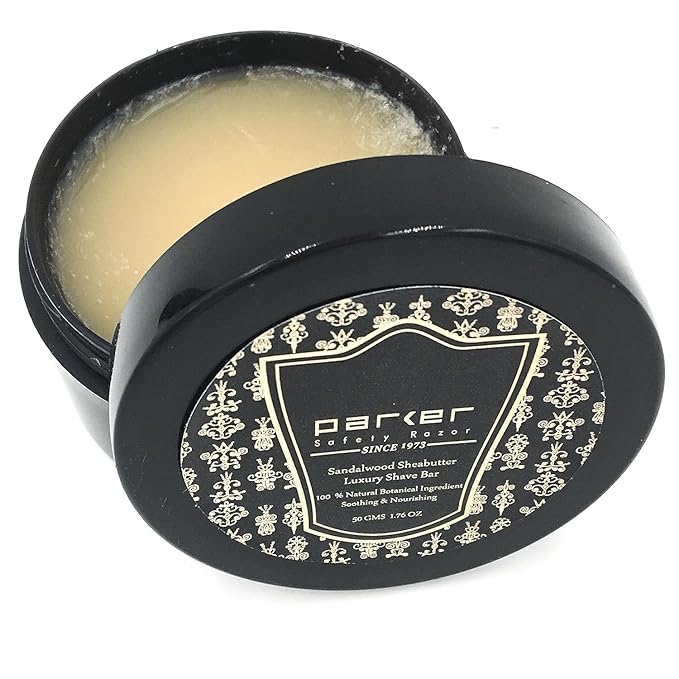 Parker Sandalwood & Shea Butter Shaving Soap 1.76 oz. each – 2 Pack