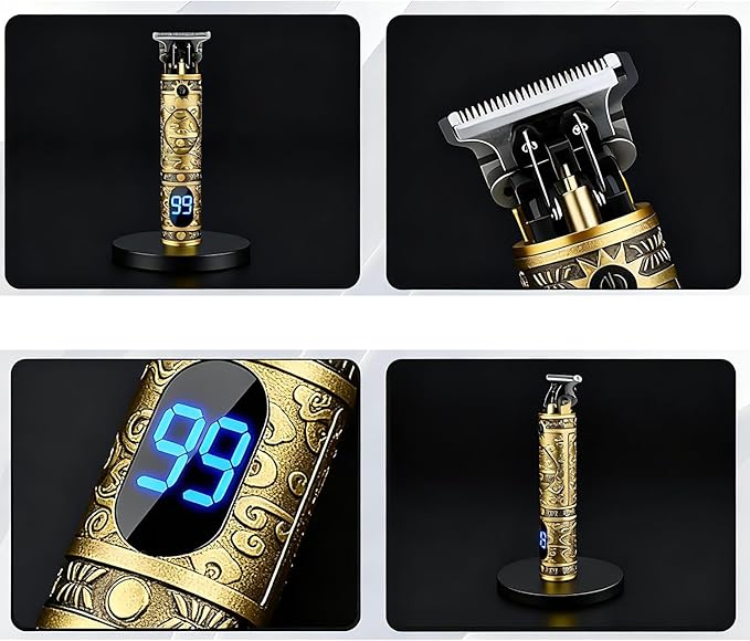 Beard Trimmer for Men Cordless Hair Clippers with LCD Display Professional Gooming Set Haircut Trimmers Rechargeable Shaver Gift for Kid Boyfriend Boy Family