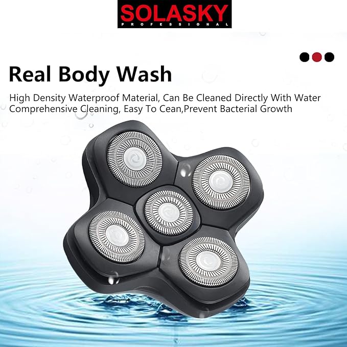 Universal Magnetic 5 Blades Replacement Heads for Freebird and Freedom Head Shaver and Many Brand