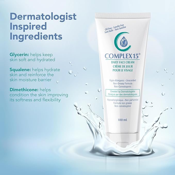 Complex 15 Daily Face Cream 3.4 Ounce (100ml)