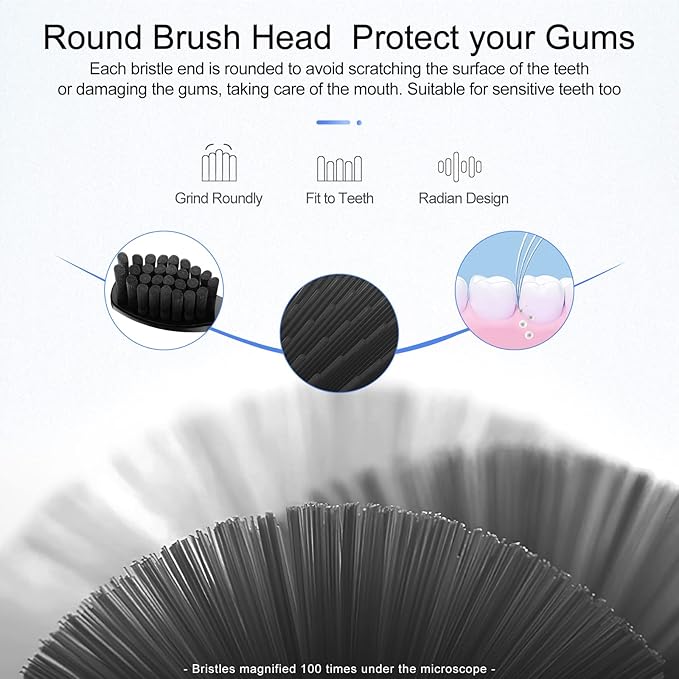 5 Pack Electric Toothbrush Replacement Heads Compatible with Fairywill FW-507/508/551/515/917/959/2011,FW-D1/D3/D7/D8,Toothbrush Replacement Heads Compatible with SEAGO 958/2316/SGKIDS-2303