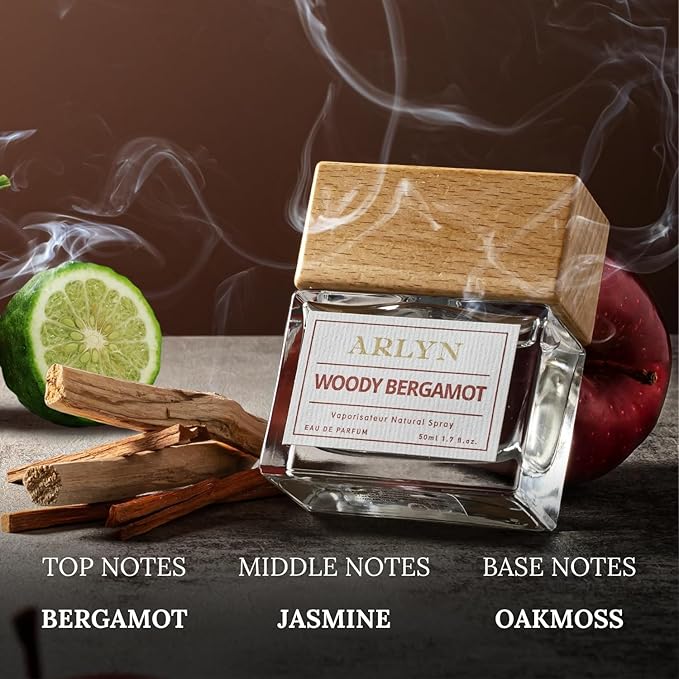 ARLYN Woody Bergamot Eau De Parfum Inspired by Cred's Aventus, Perfume for Men, Luxury Fragrance - Vegan, Cruelty-Free, and Eco-Conscious (1.7oz / 50ml)