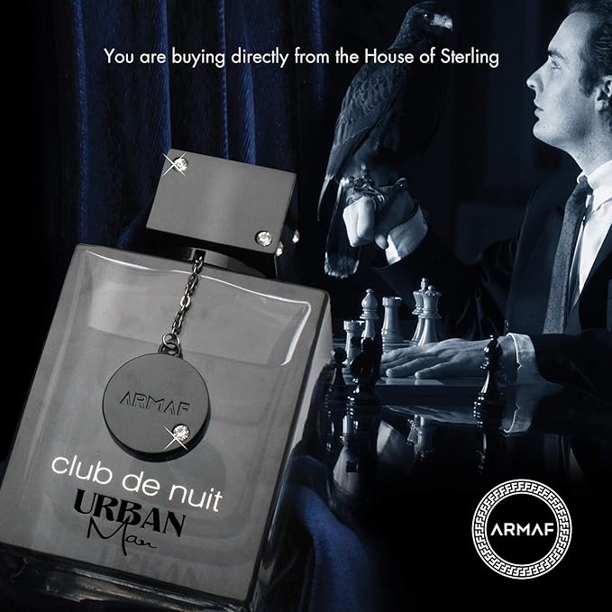 Armaf Club De Nuit Urban for Man Eau de Parfum Spray, 3.6 Ounce