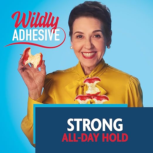 Sea Bond Secure Denture Adhesive Seals, Original Uppers, Zinc-Free, All-Day-Hold, Mess-Free, 30 Count (Pack of 2)