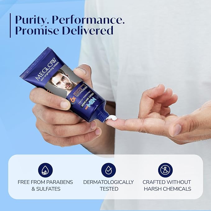 Meglow Premium Fairness Cream SPF 15 for Men (50g)