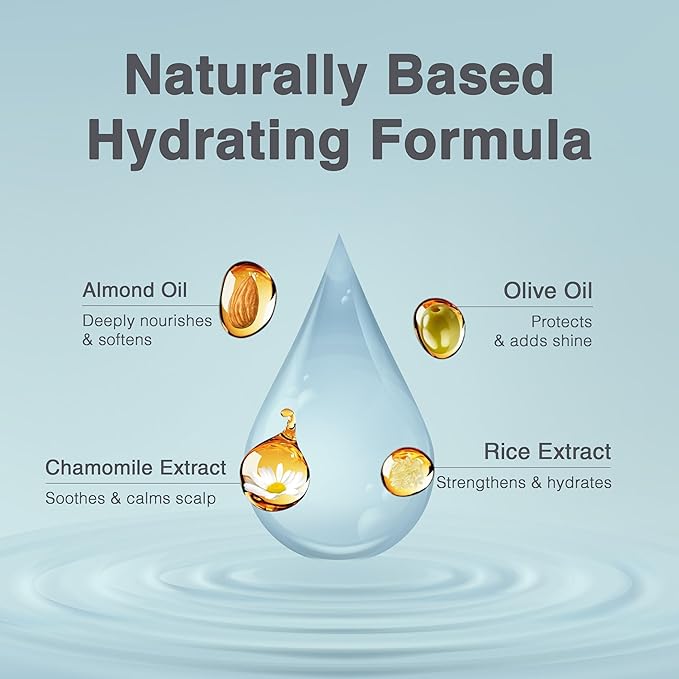 Kaaral Purify Hydra Moisturizing Shampoo - Natural Hydrating Care for Dry or Color Treated Hair - Safe for Women and Men - Softens and Revives Hair - Professional Quality Formula - 300ml
