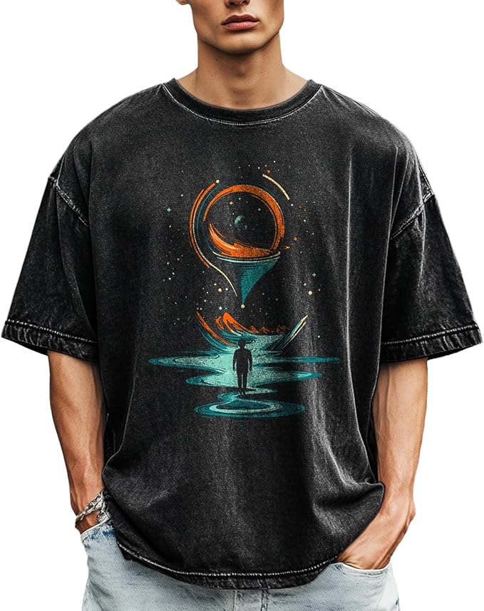 T Shirts for Men Moisture Wicking Vacation Stylish Body Shaper Soft and Comfy Short Sleeve Round Neck Undershirt