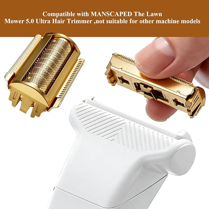 Replacement Foil Blade Compatible with MANSCAPED The Lawn Mower Electric 5.0 Ultra Hair Trimmer,Replacement Clipper Blades Groin Hair Foil Shaver Head for Close Body Hair Grooming