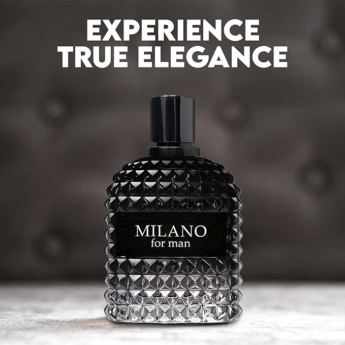 4-Piece Cologne for Men Includes Choco Musk/SE/Valentine/Milano Scent of Woody, Spicy, Citrus & Aromatic eau de parfum Men Gift Set Each 100Ml for Daily Use