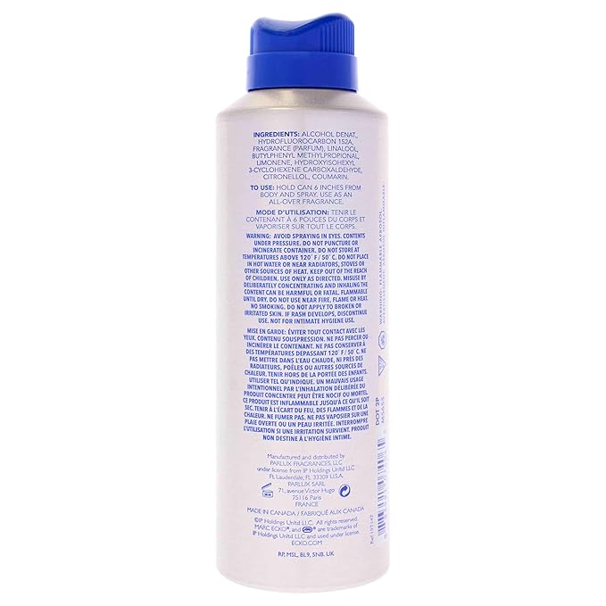 Marc Jacobs Body Spray, Blue, 6 Ounce